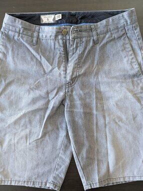 Volcom Chino Shorts Gray Size 30